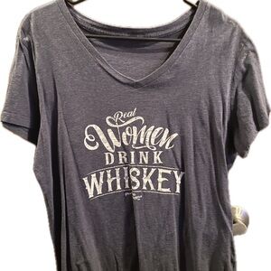 Women's Blue Graphic Tee